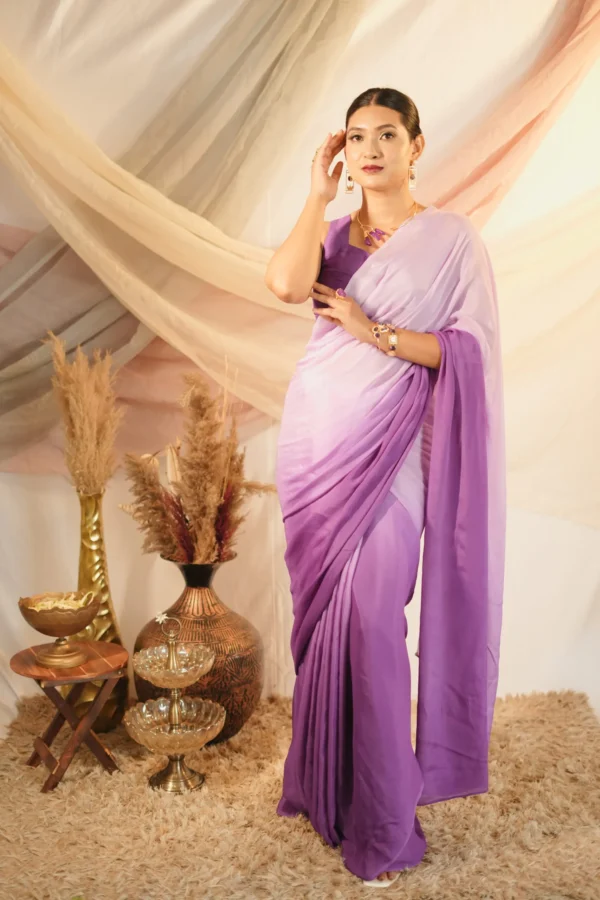 Amethyst Saree