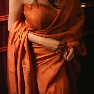 Rustic Charm Handwoven Saree