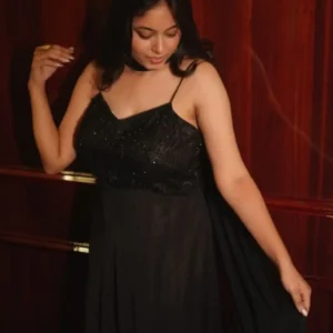 Black Indo-Western Dress