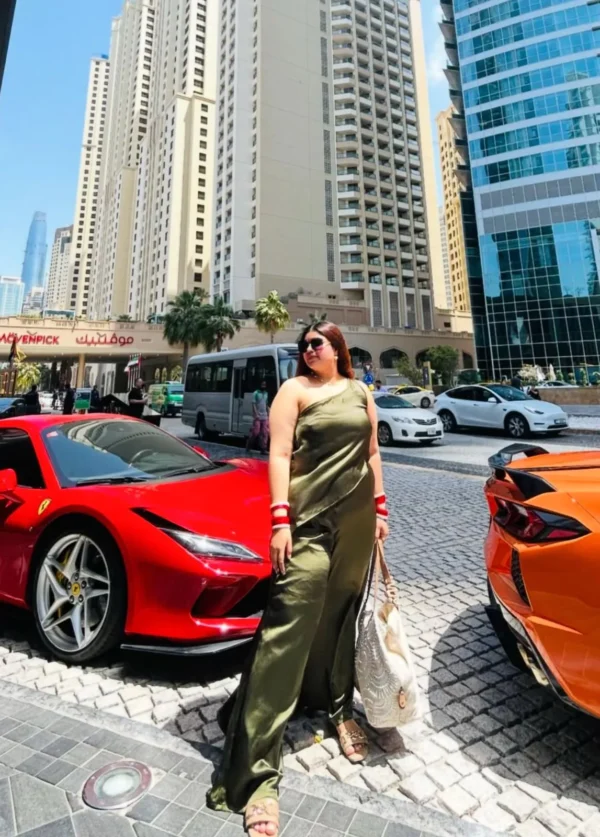 Green One-Shoulder Co-ord Set