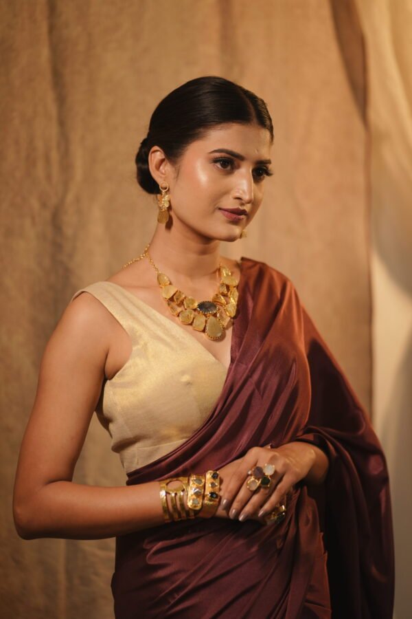 Plum Saree - Image 2