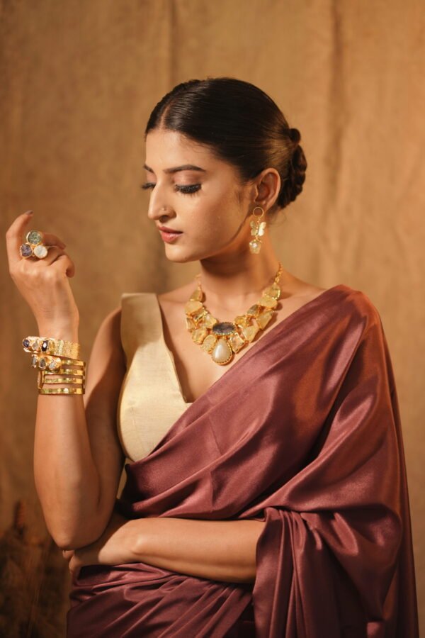 Plum Saree - Image 4