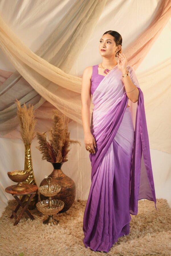 Amethyst Saree - Image 4