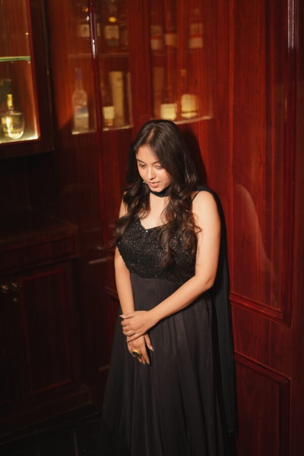 Black Indo-Western Dress - Image 2