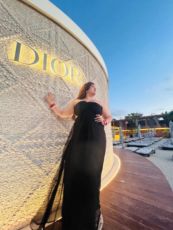 Black Celestial Maxi Dress - Image 8