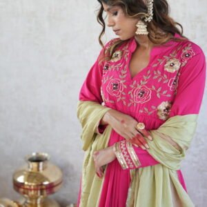 HOT PINK ANARKALI