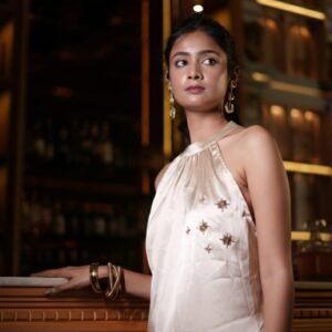 HALTERNECK BEIGE CO-ORD SET